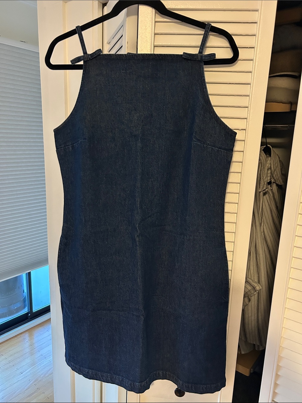 GAP Dark Blue Denim Pinafore Dress